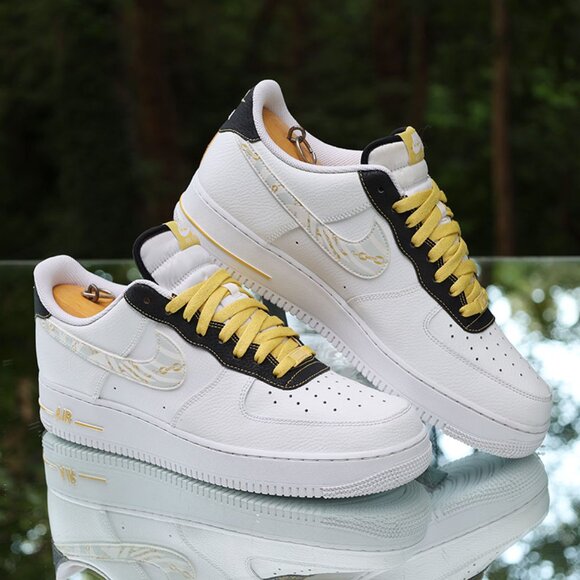 Nike Air Force 1 Low Gold Links Zebra Print - Picture 3 of 15